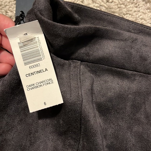 Charcoal Skirt - Suede - Picture 3 of 3